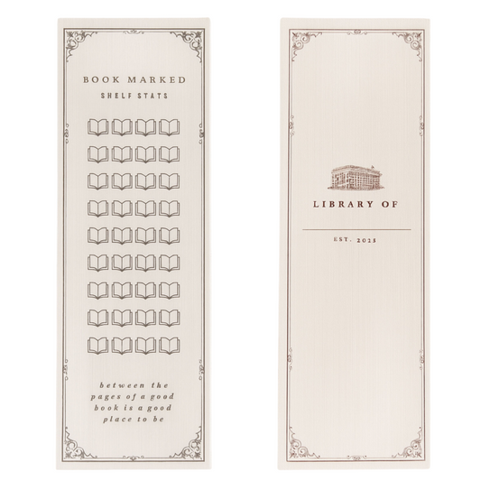 Reading Tracker Bookmark - Log, Rate & Review Your Books